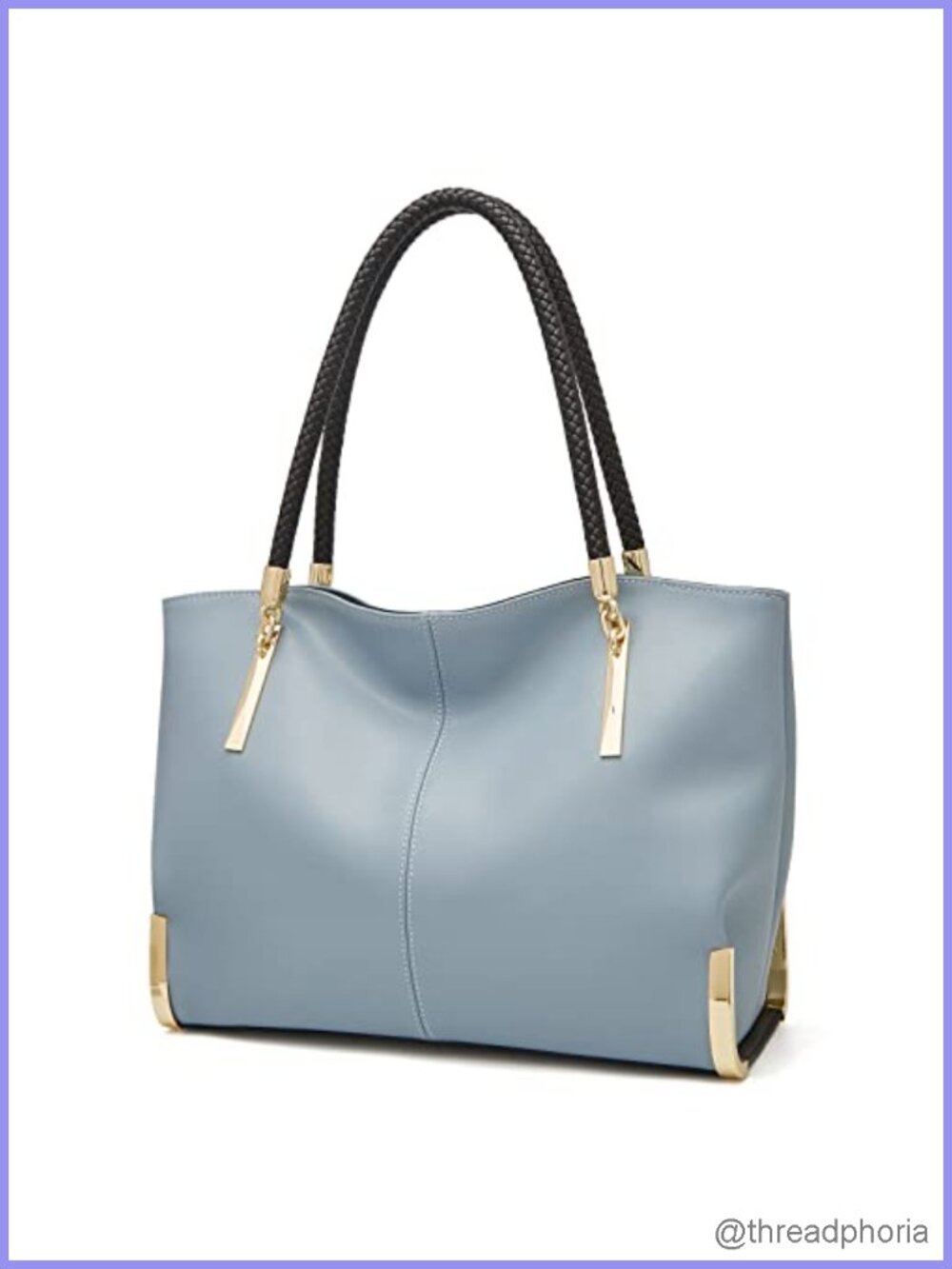 Large Leather Tote Handbag Women's Top-Handle Shoulder Bags Purse Work Business